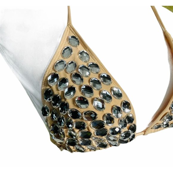 Swim Kei Jeweled Rhinestone Bikini Swim Suit - Picture 2 of 9